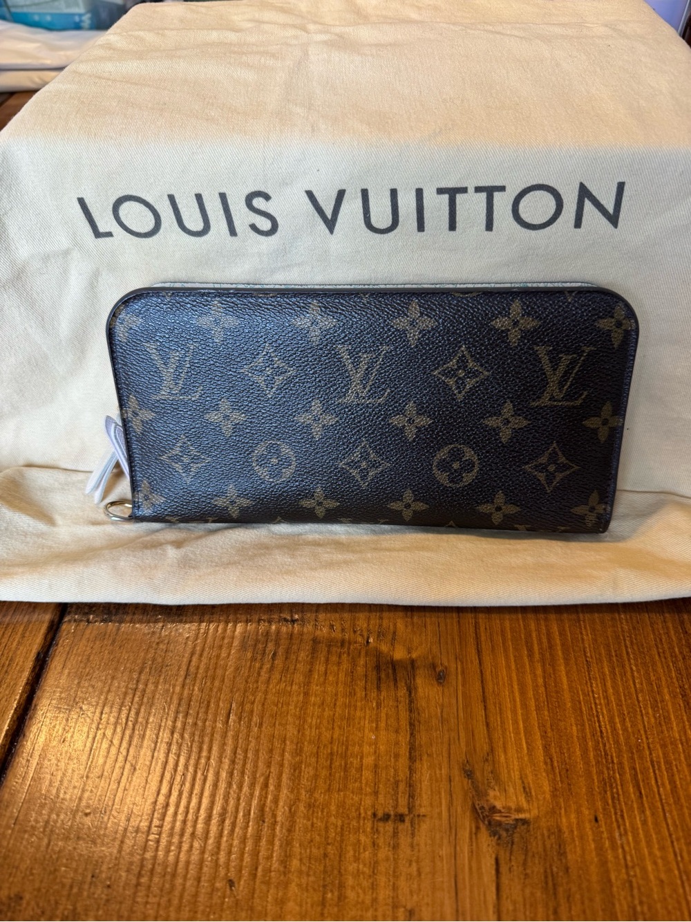 Louis Vuitton Monogram Fleuri Insolite Floral interior Zip Around Long Wallet